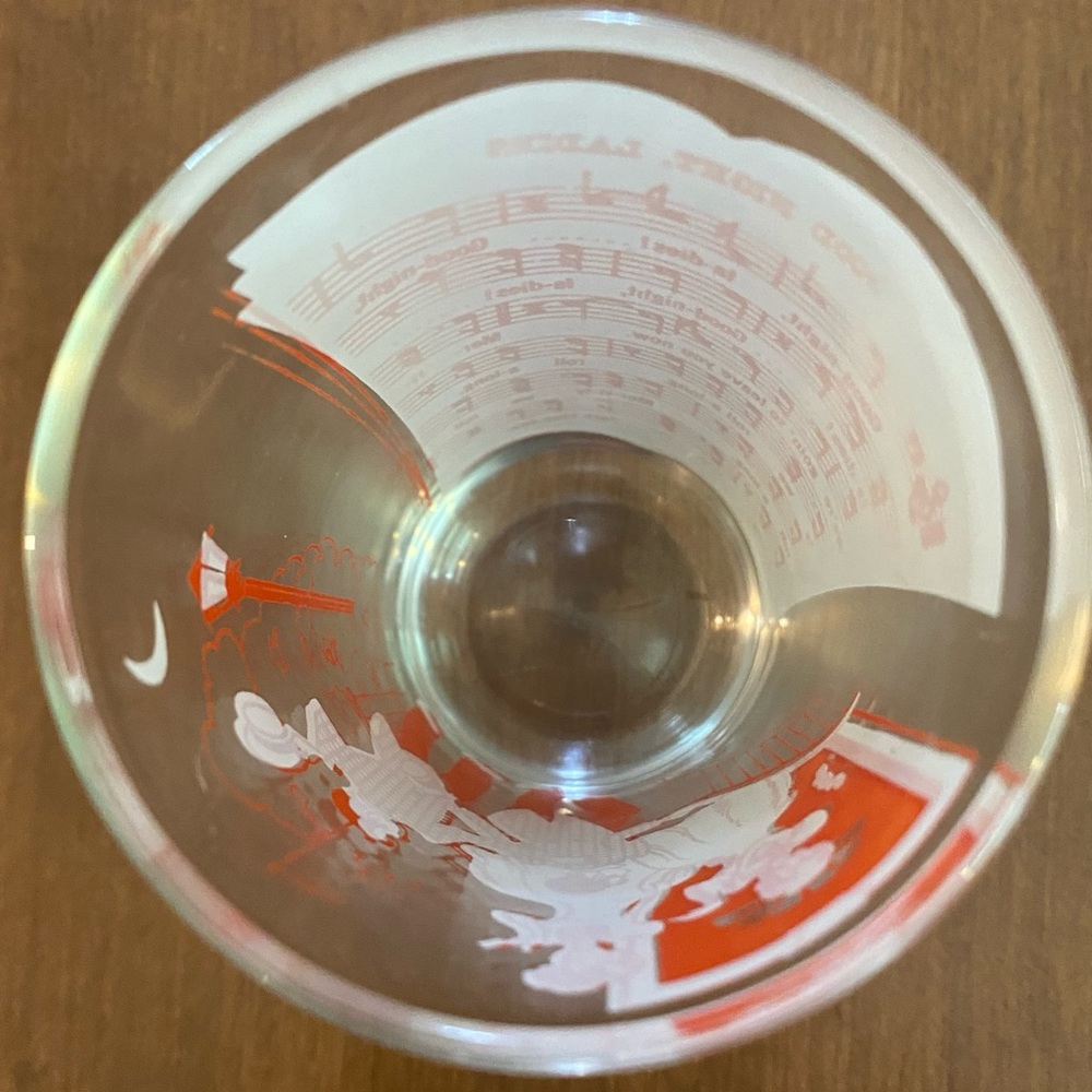 Vintage Hazel Atlas Song Glass “Goodnight, ladies” - Picture 9 of 12